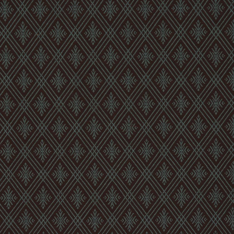 Allure Fabric, Blue/Brown