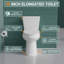 Toilette allongée deux pièces 19 po ADA Comfort