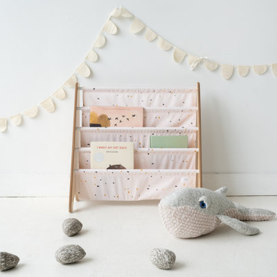 Recycled Book Rack/Solid/Pale Pink