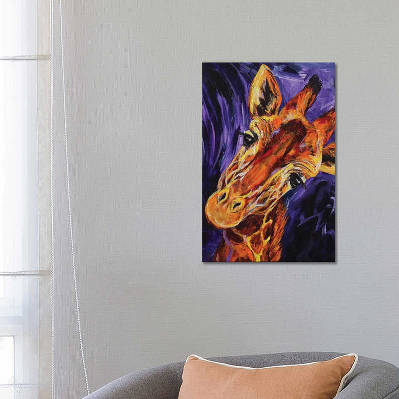 Giraffe by Lindsey Dahl - Wrapped Canvas Painting, 66.04 cm H x 45.72 cm W x 1.91 cm D