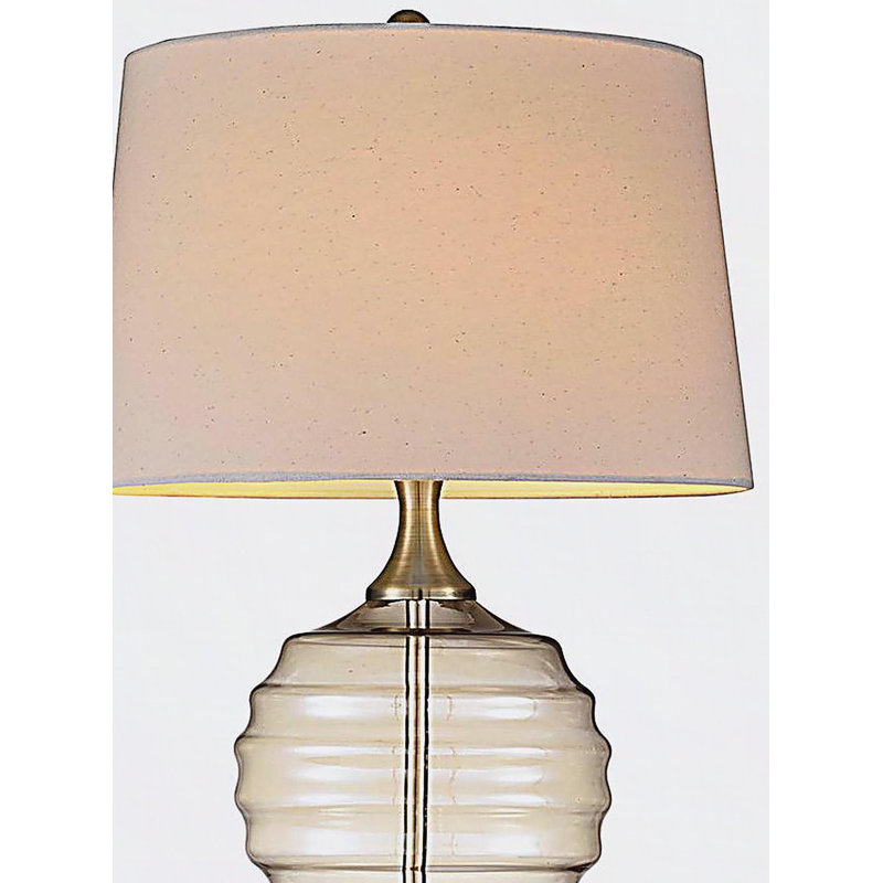 22.5" Tuscan Sun Glass Table Lamp