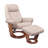  Matanzas Upholstered Swivel Recliner with Ottoman - 360° Swivel, 125° Recline