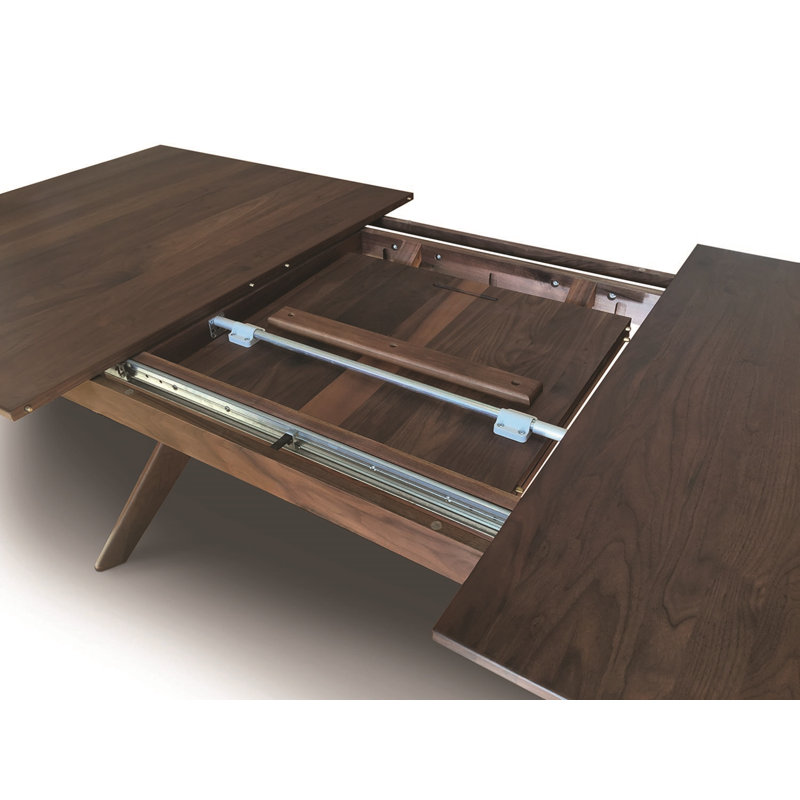 Table à rallonge Audrey, Noyer naturel, H 30 po x L 72 po x l 48 po