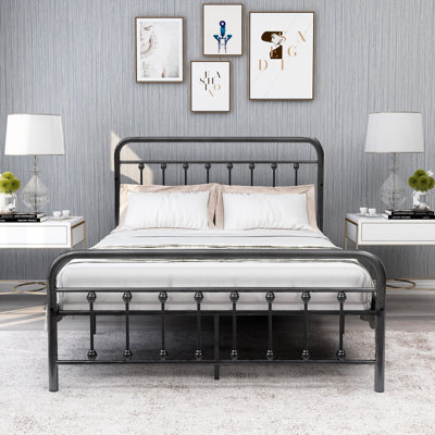Leighton Wood Platform Bed