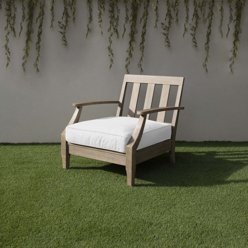 Coussin de chaise longue Sunbrella Boucle, L 25 po x P 25 po, Améliorez l'indigo Sunbrella®