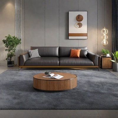 Italian style simple modern office sofa