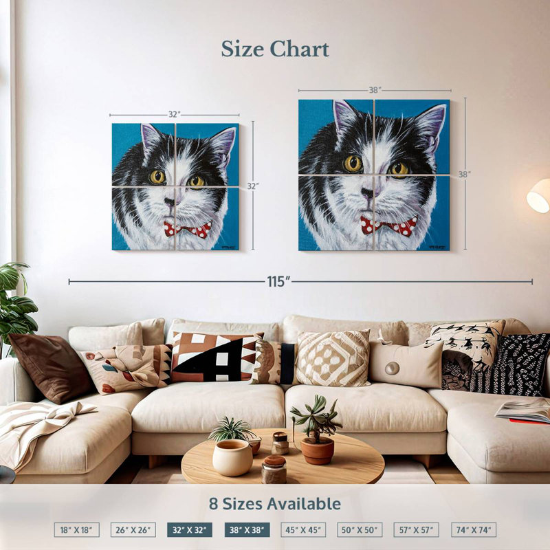 Brampt Classy Cat I, 32" H x 32" W