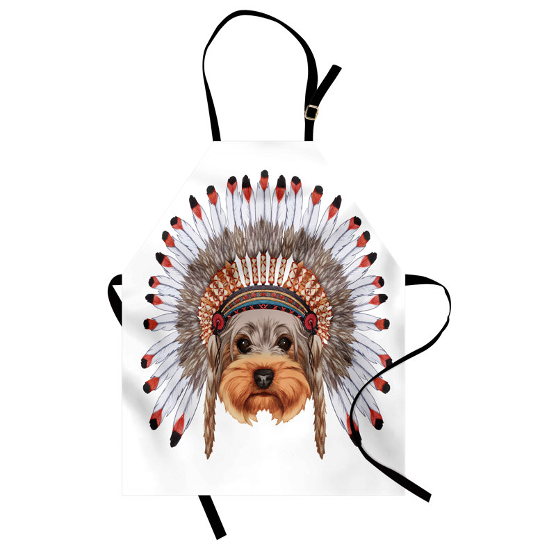 Multicolore, tablier East York Home Yorkie unisexe avec bonnet, taille adulte