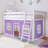 Ethridge Kids Solid Wood Twin Loft Bed with Curtain-1435039908-1435039915