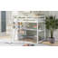 Lit mezzanine avec bureau et tablettes-199264177