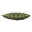 Stoneware Leaf-Shaped Plate With Wax Relief Design