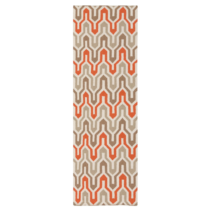Isaacs Wool Geometric Indoor Rug, Runner 2'6" x 8'