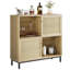 Armoire à buffet avec porte coulissante