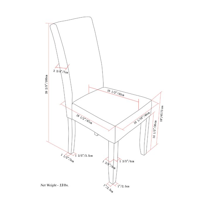 Lark Manor Aggelos Solid Back Dining Chair & Reviews | Wayfair