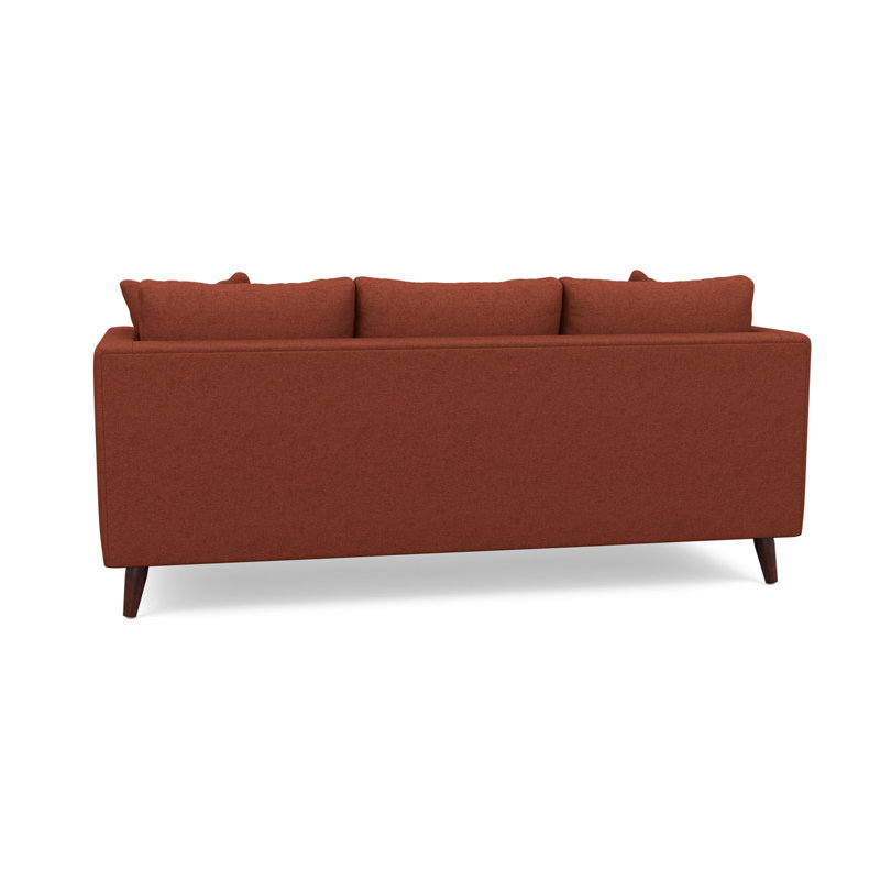 Loretosha Upholstered 77'' Sofa, Entice Spice