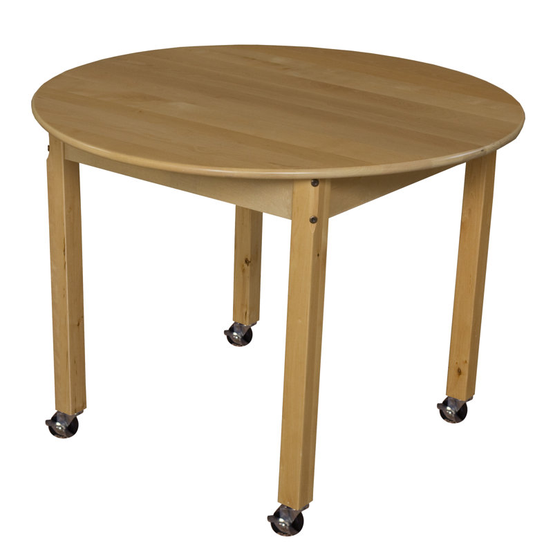 Table d'activité circulaire, Sans roulettes, H 25 po x L 36 po x l 36 po