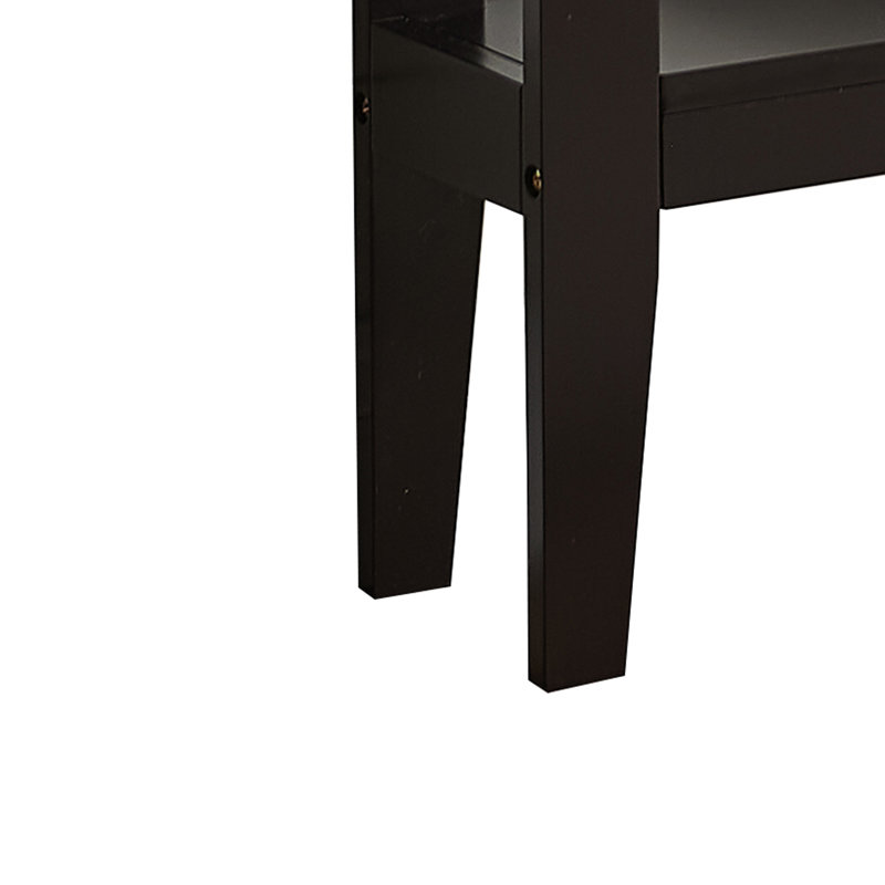 Table d'entrée Aubreyana - Console étroite - Console avec rangement - Décoration de couloir - Tables console en bois pour l'entrée - Table d'appoint console étroite