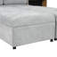 121,2 po. Canapé-lit modulaire polyvalent de style contemporain avec deux tablettes de rangement-598671132