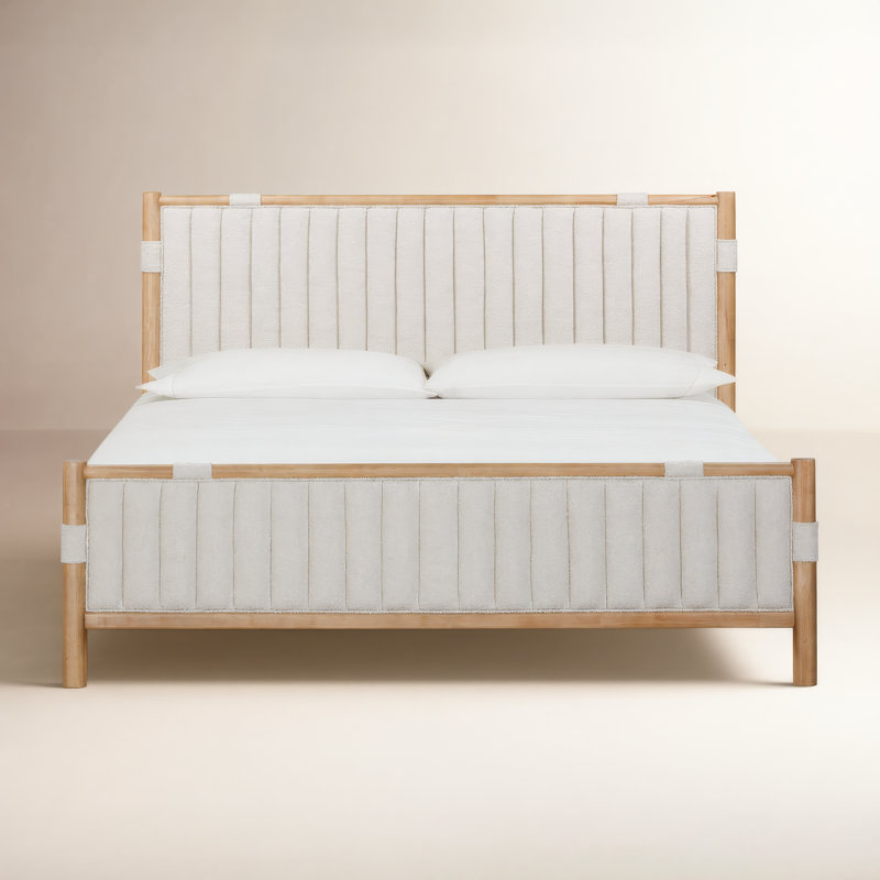 Furano Upholstered Panel Bed, King