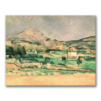 «Montagne Sainte-Victoire, 1882-85» par Paul Cezanne - reproduction d'art sur toile