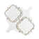 Delphi Pearl 12" x 12" Straight Edge Glass Wall Mosaic Tile