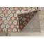 Tapis décoratif de laine de noué à la main Ivoire orange marocain de conception unique 10 pi 4 po x 14 pi 0 po New Age