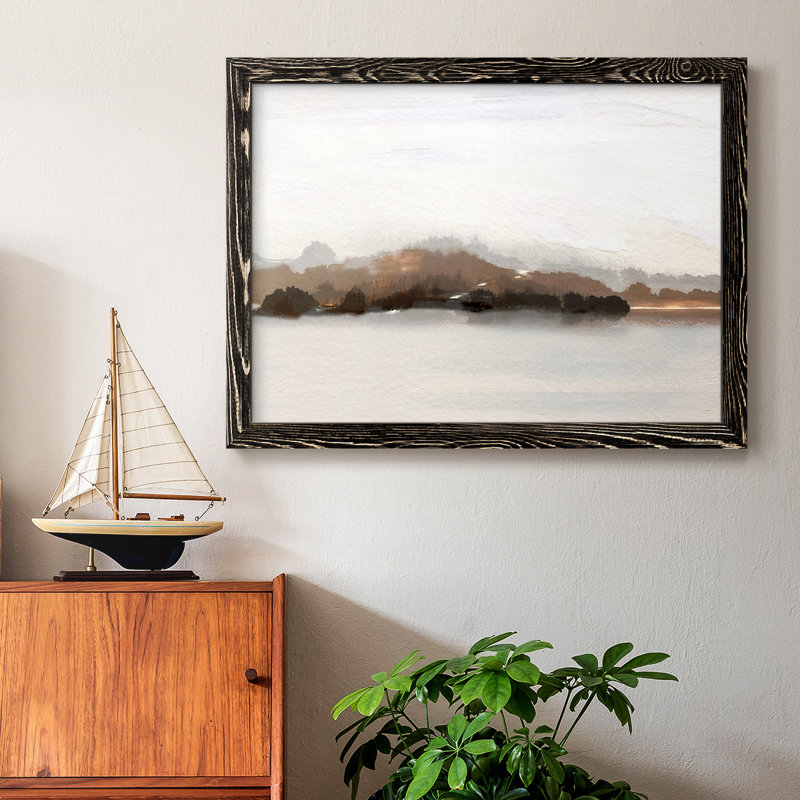 Slauson Mountain At Dusk, reproduction d'art sur toile, Noir, H 18 po x l 26 po