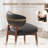 Upholstered Solid Wood Dining Chair-996183620