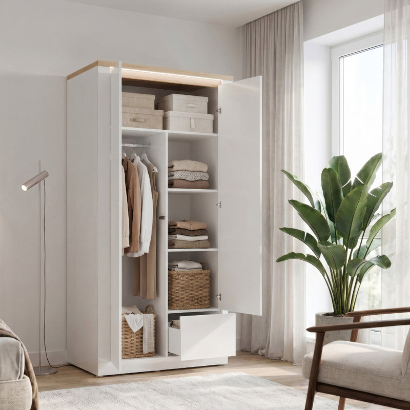 2 Door Wardrobe