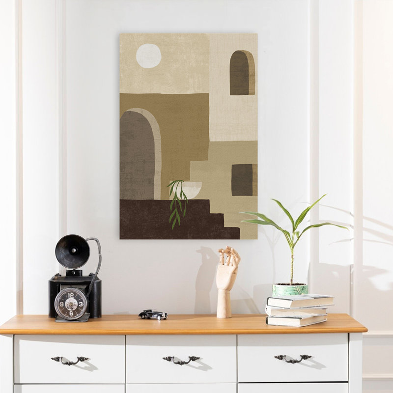 Contemporary And Modern Simple Scenes I Neutral, 24" H x 16" W