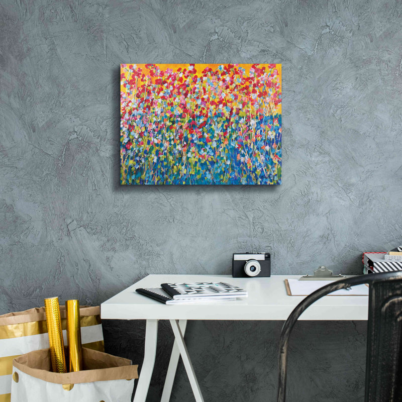 'Happiness' by Roey Ebert, Giclee Canvas Wall Art, 12" H x 16" W x 0.75" D