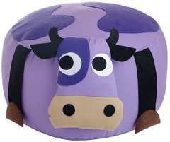 Siège souple en vache mauve