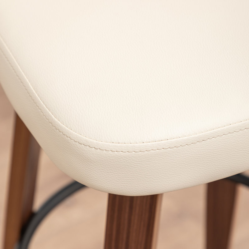 Swivel Bar Stool, Beige, Counter Stool (66.8cm Seat Height)
