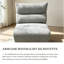 Fauteuil inclinable modulaire sans accoudoirs électriques
