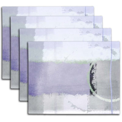 Napperon abstrait en polyester