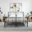Mariacecilia 40cm W Iron Bedside Table-1004980434-971324582