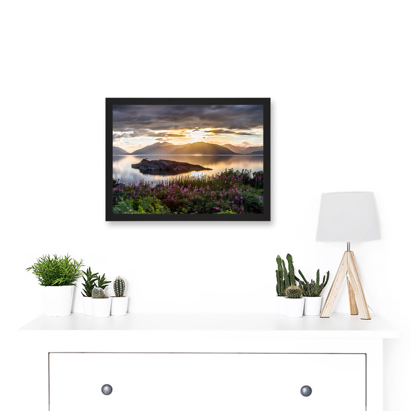 Trienke Sunset Loch Linnhe Highland Scotland - Single Picture Frame Print