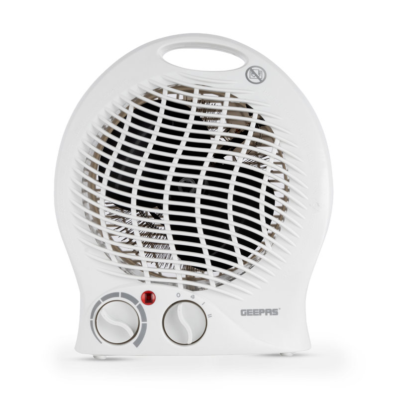 Geepas 2000W 6820 BTU Electric Compact Space Heater with Adjustable Thermostat
