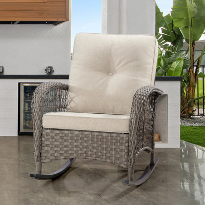 Arahant Fremantle Wicker Outdoor Rocking Chair