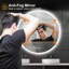 Epperly Round Lighted Wall Mounted Bathroom Mirror-564857635