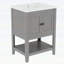 Meuble-lavabo élégant avec lavabo en céramique élégant-129226176