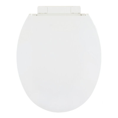 Siège de toilette rond en plastique