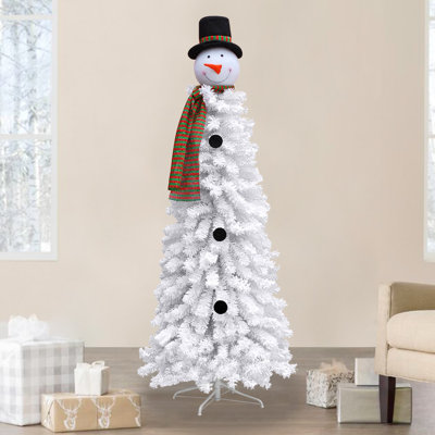Snowman 72' Pine Christmas Tree
