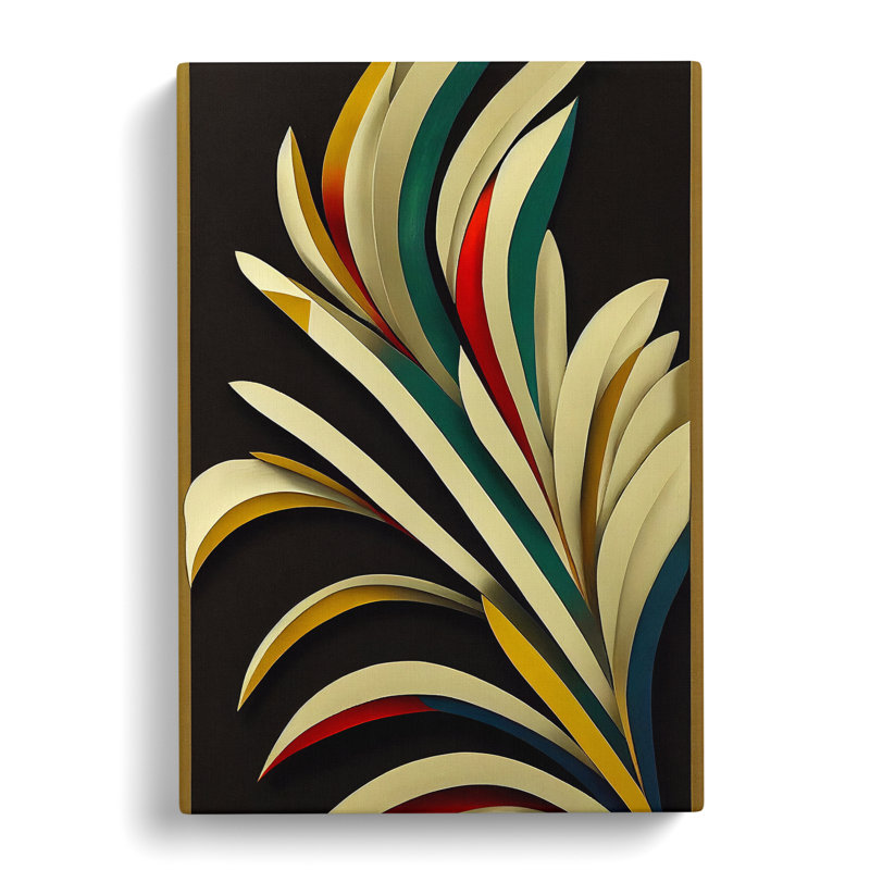 Enchanting Feathers - Wrapped Canvas, 50cm H x 35cm W