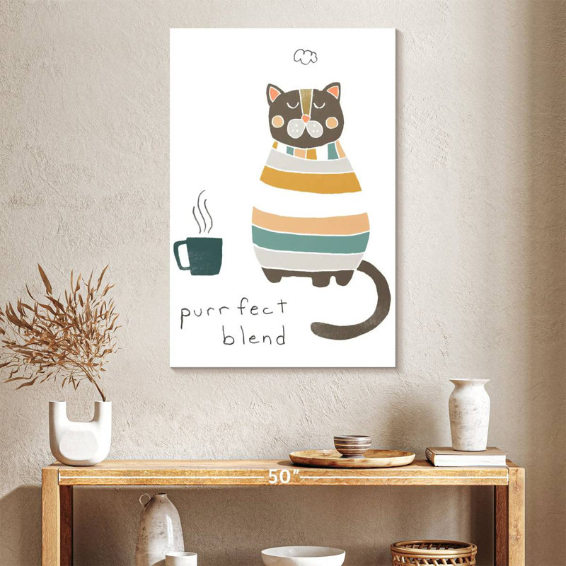 Brampt Coffee Cats I, H 39 po x l 26 po