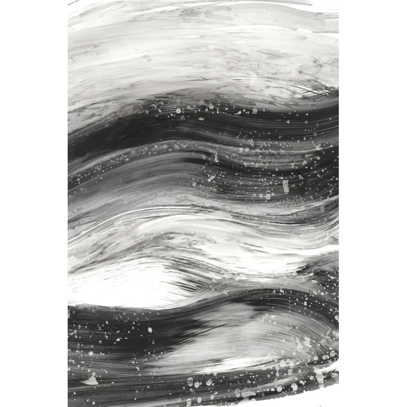 Black Waves II, H 18 po x l 12 po x P 1,25 po