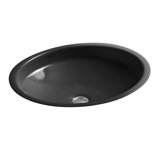 Canvas® Metal Oval Undermount Bathroom Sink with Overflow
