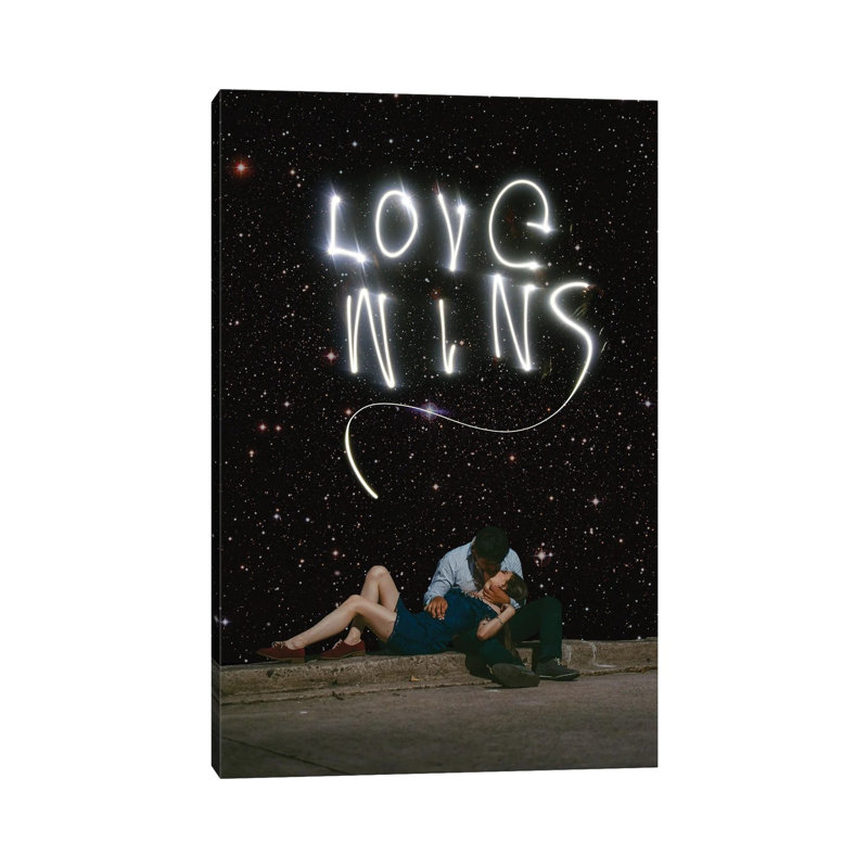 Love Wins 1 Piece Wrapped Canvas Wall Art, 66.04 cm H x 45.72 cm W