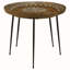 Table gigogne 2 pièces miel et noir