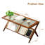 Table basse en rotin avec plateau en verre, grande table centrale avec rangement Boho